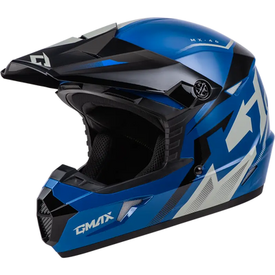 Mx 46 Compound Helmet Blue/Black/Grey Ym 
