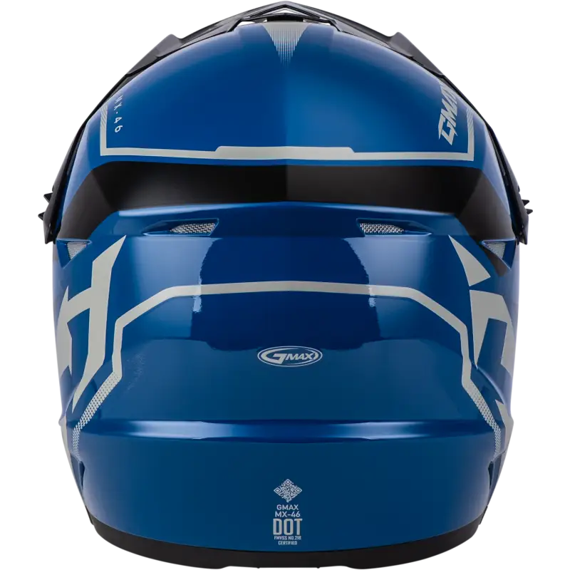 Mx 46 Compound Helmet Blue/Black/Grey Ys 