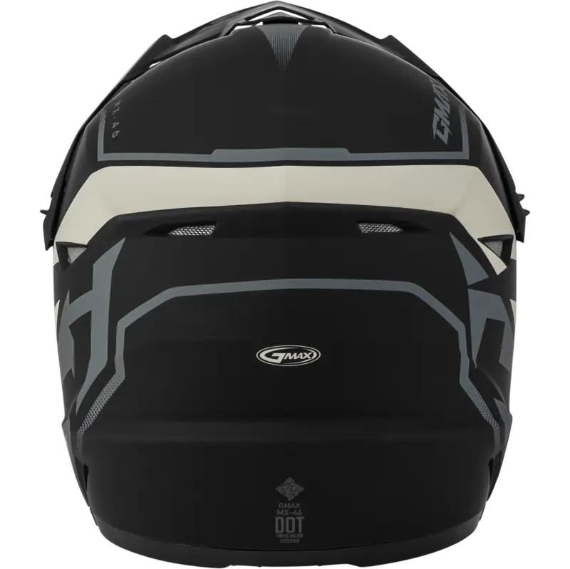 Mx 46 Compound Helmet Matte Black/Grey/White Ys 