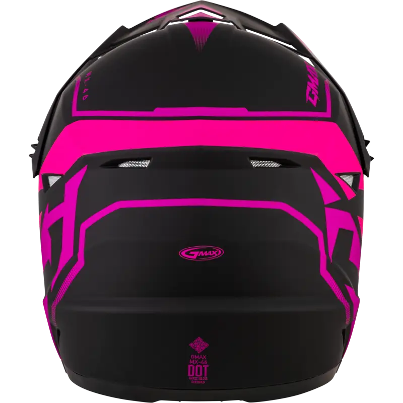 Mx 46 Compound Helmet Matte Black/Pink Ys 