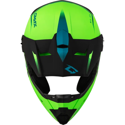 Mx 46 Compound Helmet Matte Hi Vis Green/Blk/Blue Ys 