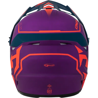 Mx 46 Compound Helmet Matte Purple/Coral/Blue Lg 