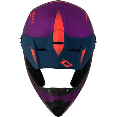 Mx 46 Compound Helmet Matte Purple/Coral/Blue Sm 