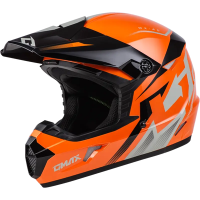 Mx 46 Compound Helmet Orange/Black/Grey Md 