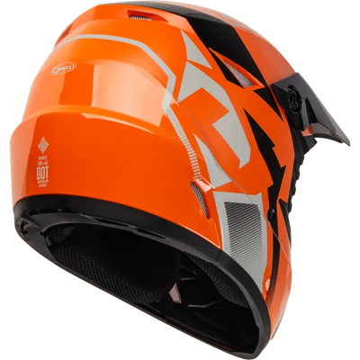 GMAX Mx 46 Compound Helmet Orange/Black/Grey Md for Powersports
