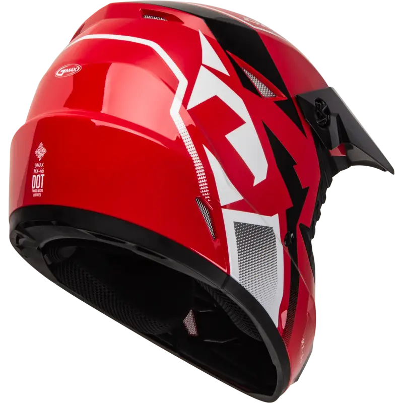 Mx 46 Compound Helmet Red/Black/White Sm 