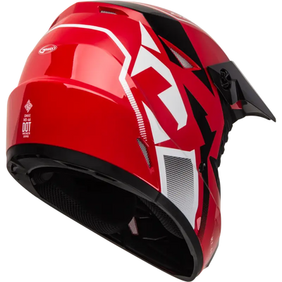 Mx 46 Compound Helmet Red/Black/White Ym 