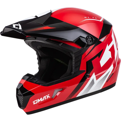 GMAX Mx 46 Compound Helmet Red/Black/White Ys