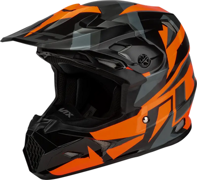 Mx 96s Splinter Helmet Black/Orange Md