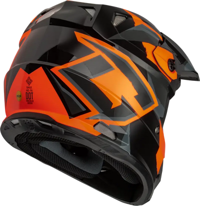 Mx 96s Splinter Helmet Black/Orange Xl