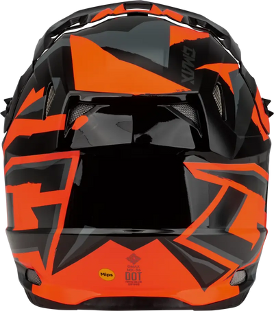 Mx 96s Splinter Helmet Black/Orange Xs