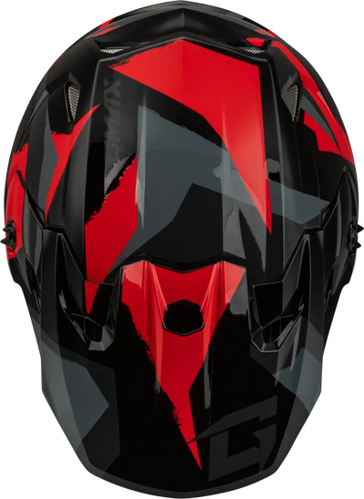 Mx 96s Splinter Helmet Black/Red Xs