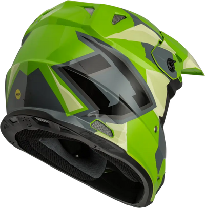 Mx 96s Splinter Helmet Green/Grey/Black Xs