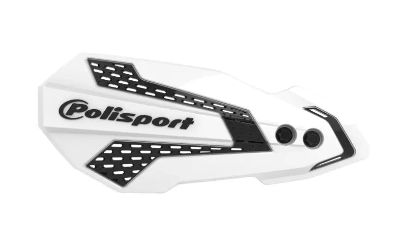 8308200014 POLISPORT Mx Flow Handguards White/Black