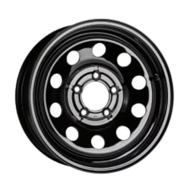 MX560655BM1BX Taskmaster Steel - 15X6 6X5.5 Black Mod Boxed - Trailer Wheel