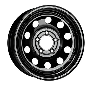MX560655BM1BX Taskmaster Steel - 15X6 6X5.5 Black Mod Boxed - Trailer Wheel