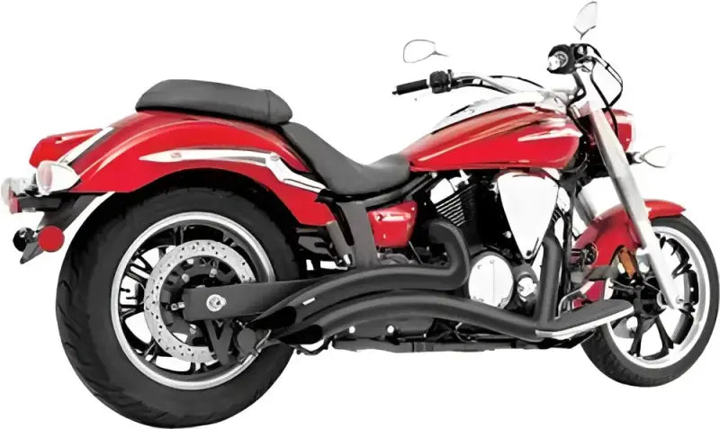 MY00080 Exhaust Radius Black Yamaha V Star 950