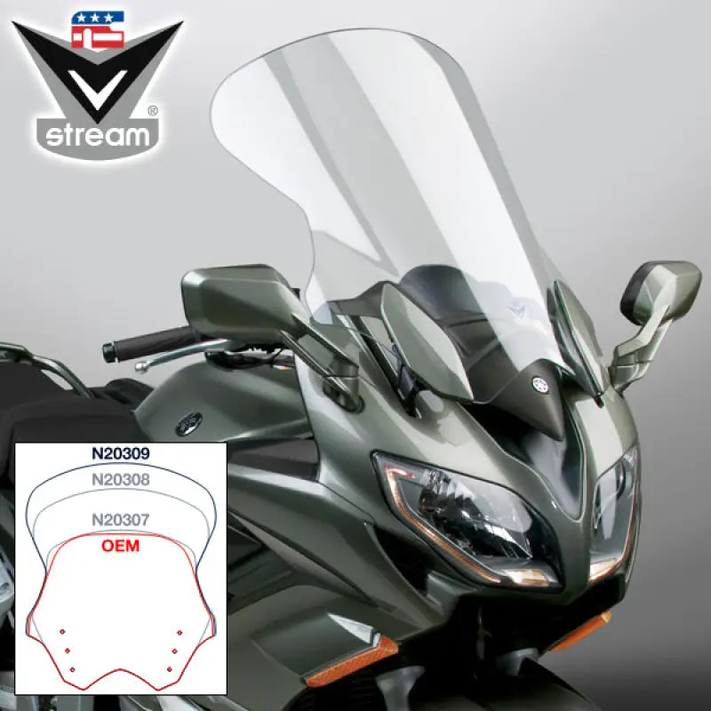 N20309 Vstream Touring Windscreen Clear 