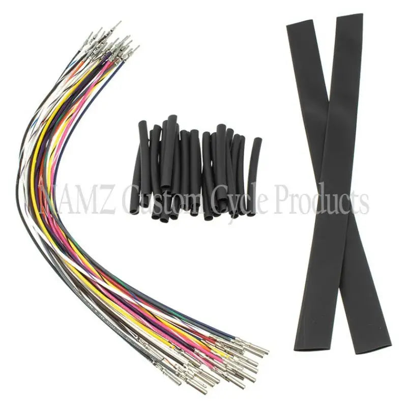 Extension harness with heat shrink tubing for Namz Custom Cycle Hbar Control Extension