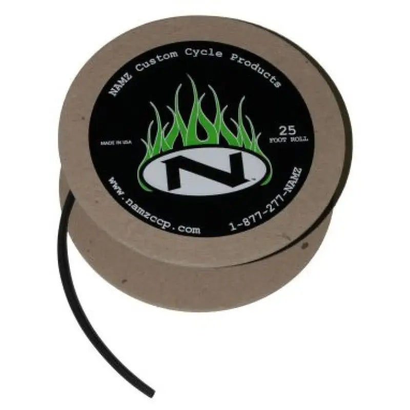 Namz Custom Cycle NHSR-25332 3/32’’ Heat Shrink 25’ Spool Id Black - Electrical