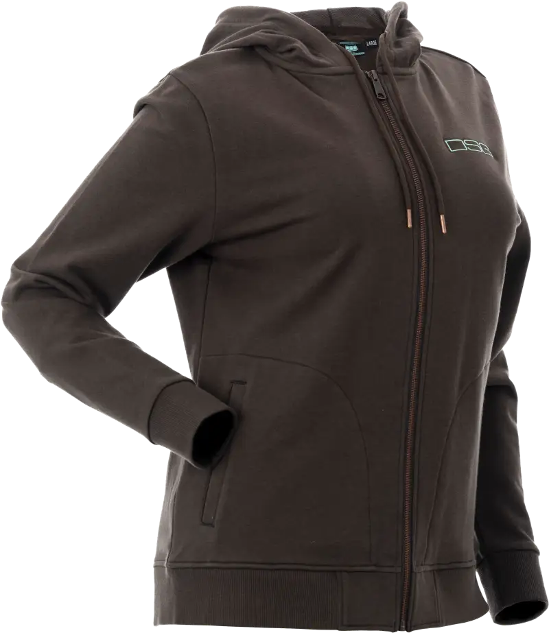Neve Zip Up Hoodie Charcoal 2x