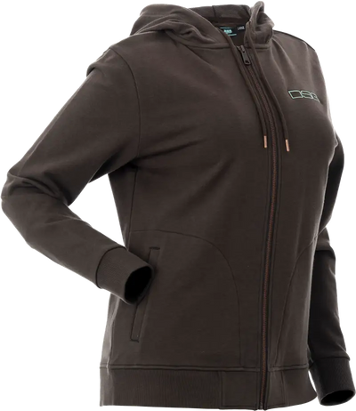 Neve Zip Up Hoodie Charcoal 2xs