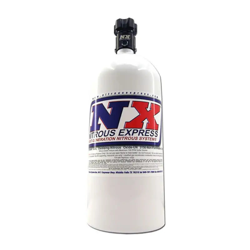 Nitrous Express 10lb Bottle w/Lightning 500 Valve (6.89 Dia x 20.19 Tall) - Truck & Automotive