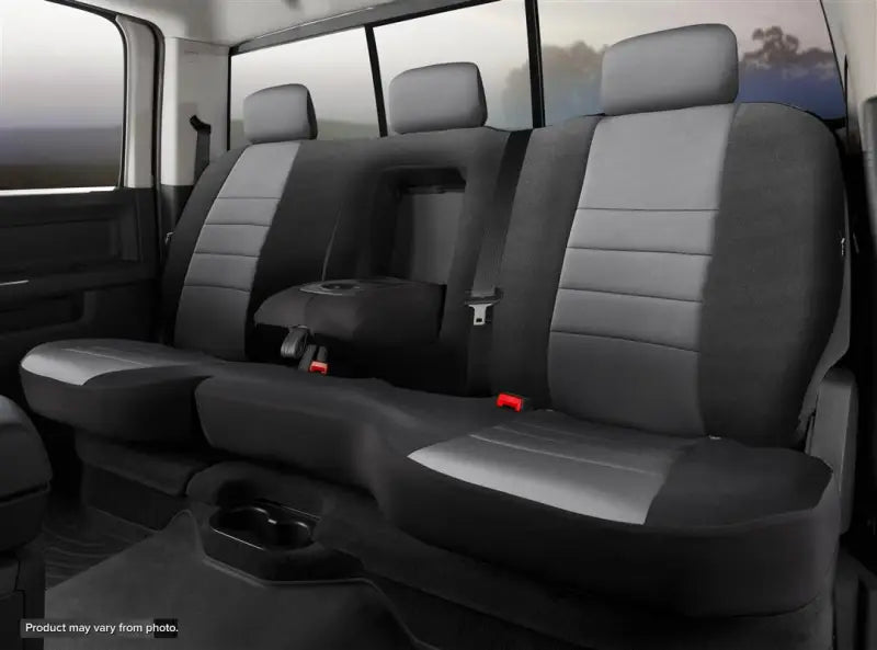 NP92-80 GRAY FIA Np Rear 60/40 Split Seat Cover For