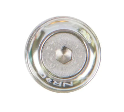 NRG Fender Washer Kit w/Rivets For Metal (Silver) - Set of 10 