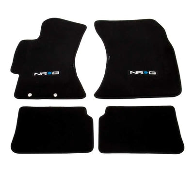 NRG Floor Mats - 2009-2011 Subaru Impreza WRX/STi (NRG Logo) - 4pc. 