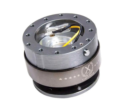 NRG Quick Release Gen 2.0 - Gunmetal Body / Titanium Chrome Ring 
