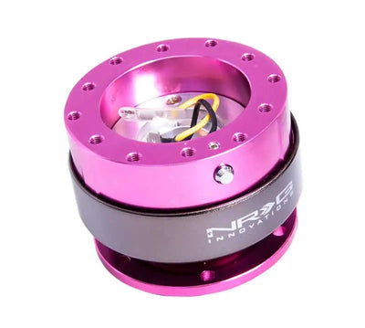 NRG Quick Release Gen 2.0 - Pink Body / Titanium Chrome Ring 