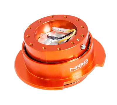 NRG Quick Release Kit Gen 2.5 - Orange Body / Titanium Chrome Ring 