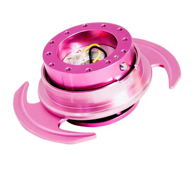 NRG Quick Release Kit Gen 3.0 - Pink Body / Pink Ring w/Handles 