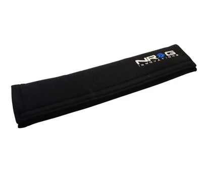Black NRG seat belt pad for comfortable seat belt wear long NRG seat belt pads