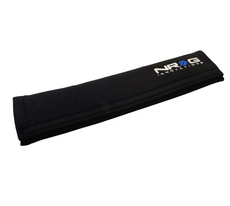 Black NRG seat belt pad for comfortable seat belt wear long NRG seat belt pads