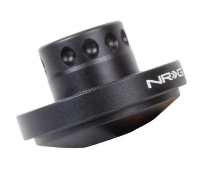 NRG Short Spline Adapter - Polaris RZR / Ranger (Secures w/OEM Lock Nut / Fits Quick Lock) - Black 