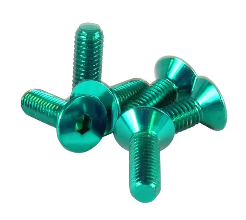 NRG NRG Steering Wheel Screw Upgrade Kit (Conical) - Green