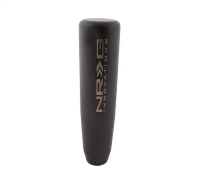 NRG Universal Short Shifter Knob - 5in. Length / Heavy Weight 1.27Lbs. - Black Wrinkle Finish 