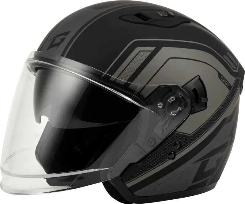 O1187508 Gmax Of-87 Duke Helmet W/Led Light Matte Blk/Grey 2X - RV and Auto Parts