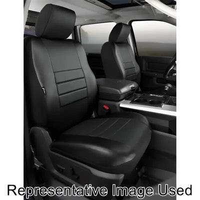Black OE38-36 CHARC FIA seat cover with stitched panels