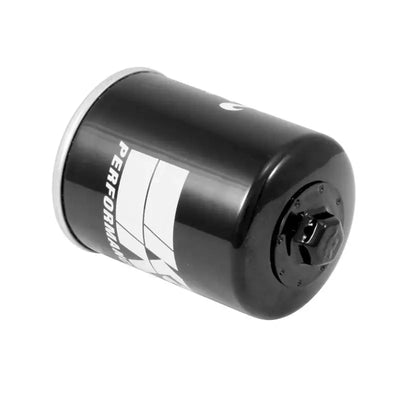 Oil Filter Canister Style; High Flow Premium Media; With Anti Drain Back Valve; Bypass 17 Millimeter Removal Nut; 2.563