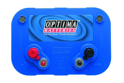 Optima Battery 34M Blue Top with red and black terminals for starting power