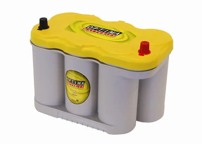 Optima Battery D27F Yellow Top with red black terminals