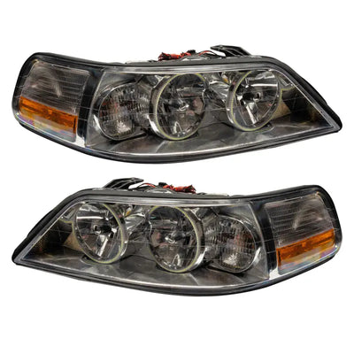 Pair of car headlights for Lincoln Town Car Oracle 05-11 ColorSHIFT easy control