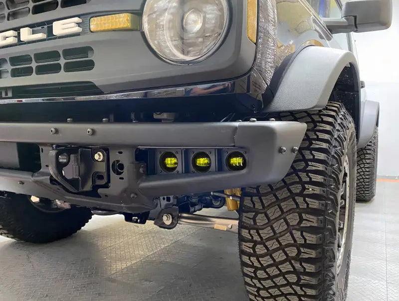Oracle High 21-22 Ford Bronco Triple LED Fog Light kit for Steel Bumper - Truck & Automotive