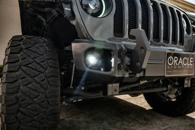 Oracle Jeep Wrangler JL/JT Sport High Performance W LED Fog Lights - ColorSHIFT w/o Controller - Truck & Automotive