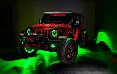 Oracle Jeep Wrangler JL/JT Sport High Performance W LED Fog Lights - ColorSHIFT w/o Controller - Truck & Automotive