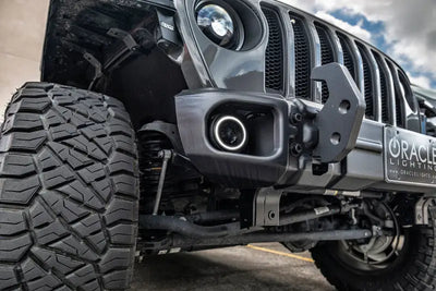 Oracle Jeep Wrangler JL/JT Sport High Performance W LED Fog Lights - ColorSHIFT w/o Controller - Truck & Automotive