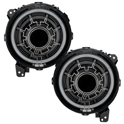 Oracle Lighting 18-22 Jeep Wrangler JL / 20-22 Gladiator JT Oculus Bi-LED Projector Headlights - Truck & Automotive